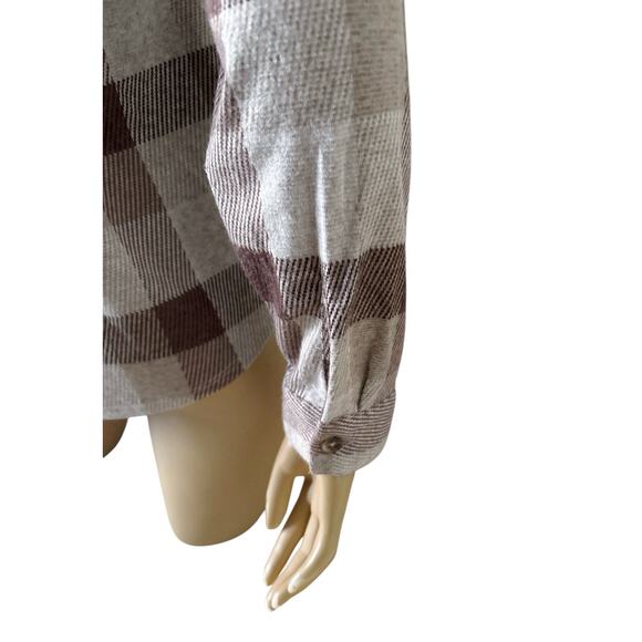 MAURICES Womens Size XS Long Sleeve Plaid Flannel Button Up Collared Shirt Top - Picture 6 of 8